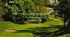 Desktop Screenshot of hawardengolfclub.co.uk
